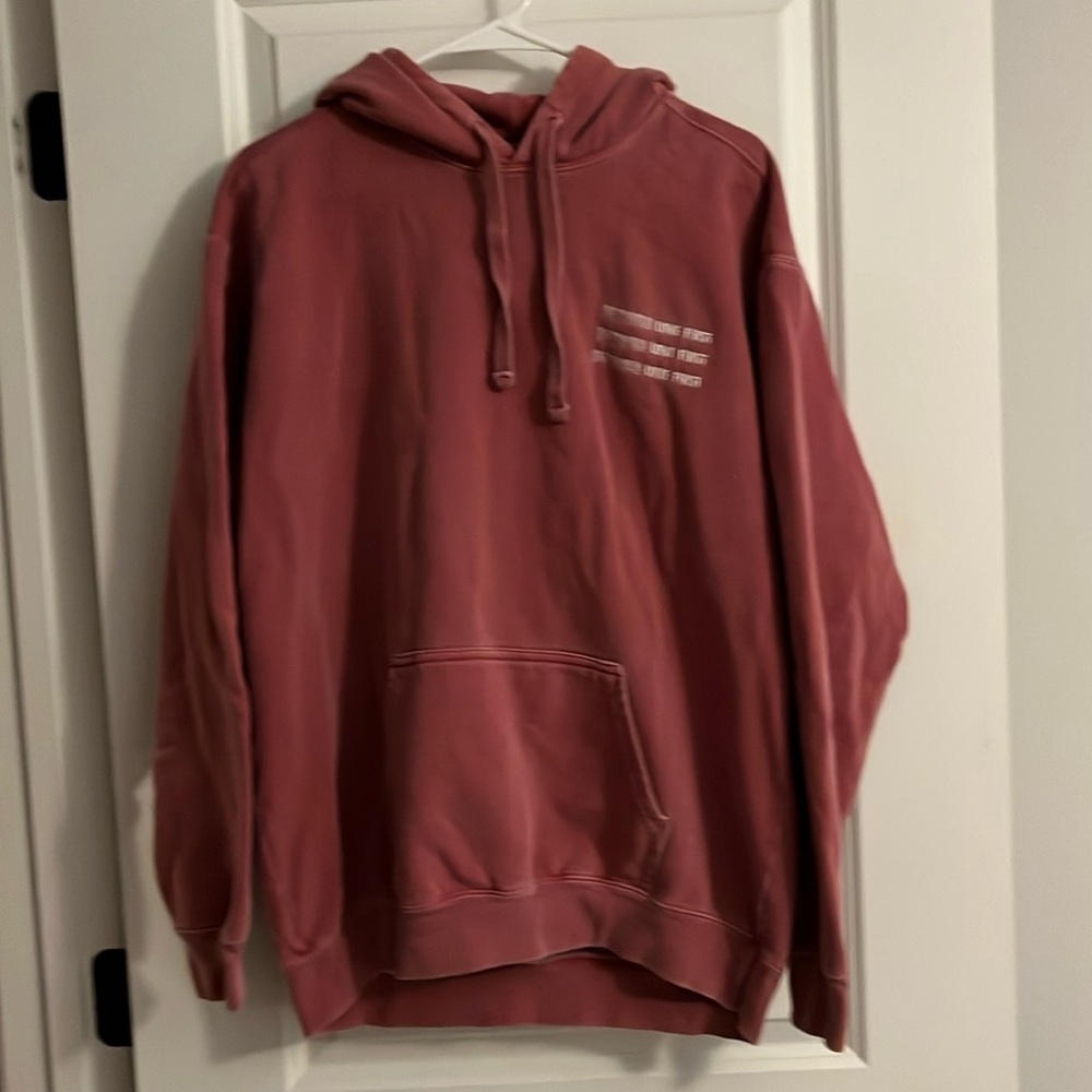 Comfort Colors He would love first hoodie size large - Picture 1 of 4